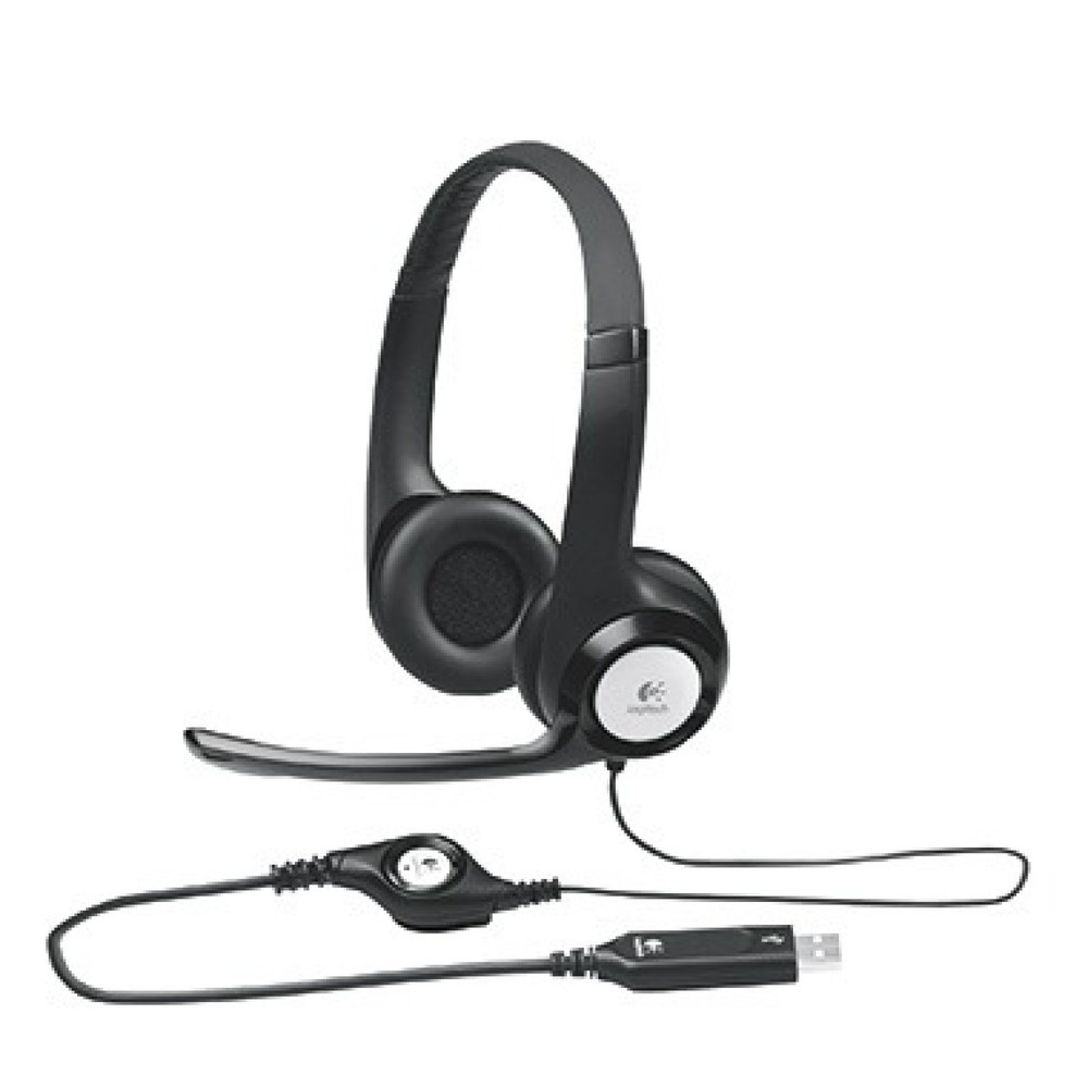 Produktabbildung: Logitech Headset 981-000406 H390 PC Stereo USB schwarz