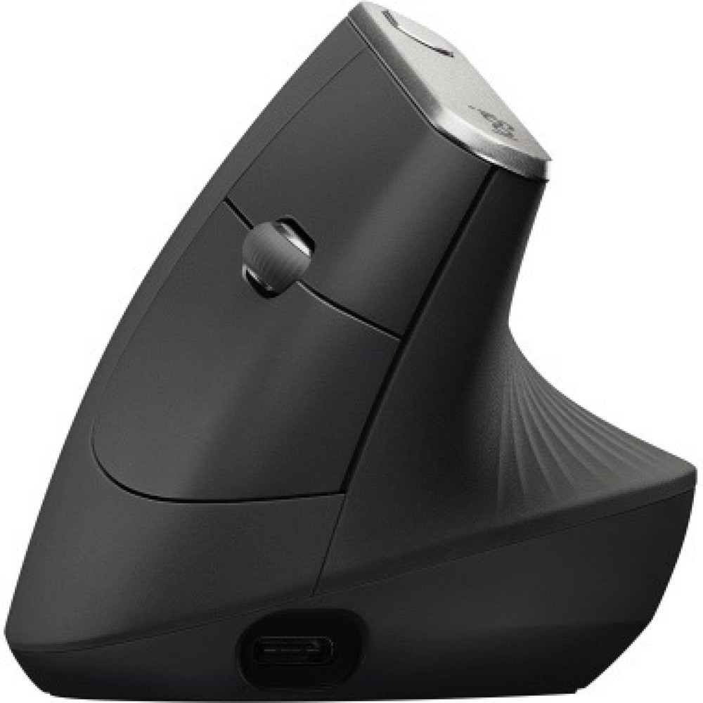 Produktabbildung: Logitech Maus MX Vertical 910-005448 kabellos schwarz