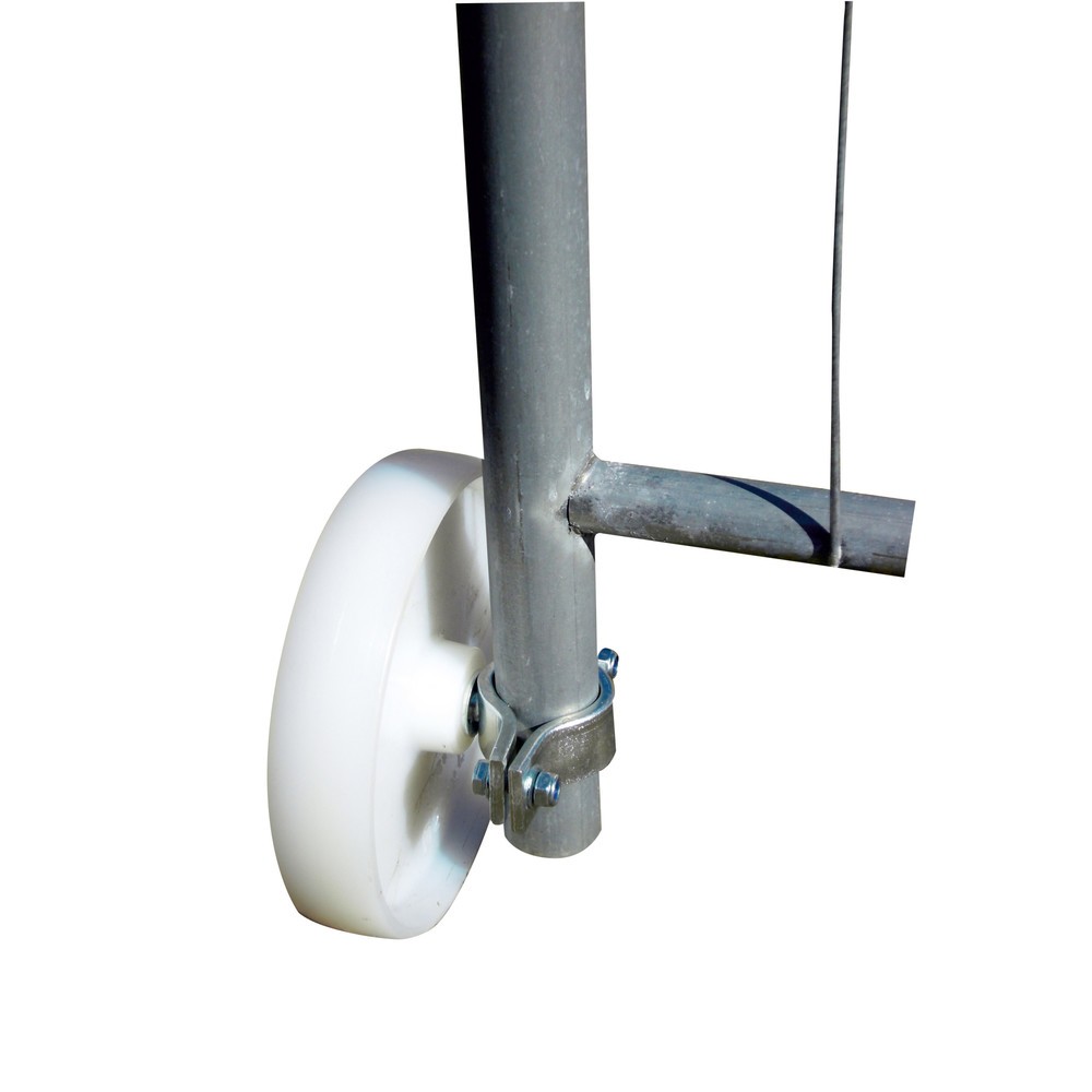 Product afbeelding: Loopwiel Schake voor bouwhek poortelement, Ø 200 mm