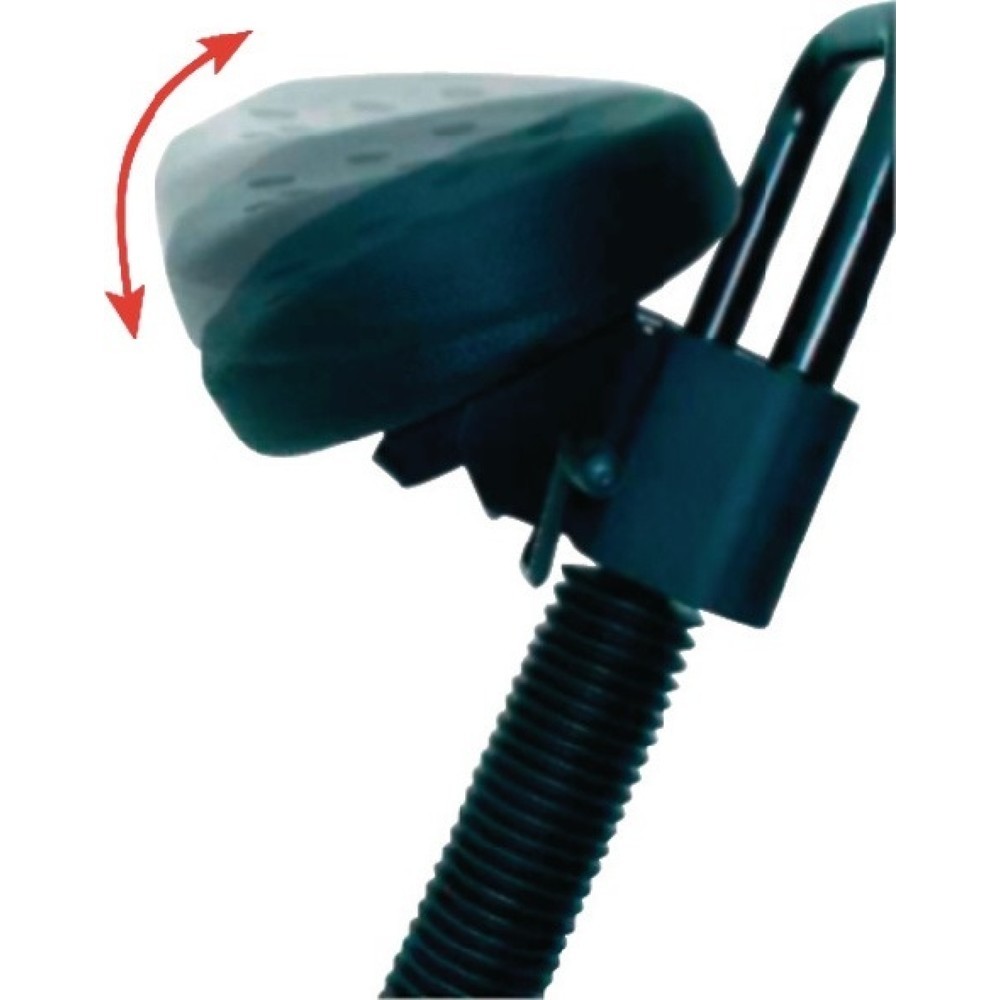 N° de l'image du produit 2 : Assis-debout LOTZ, hauteur d'assise réglable 645-825 mm, mousse intégrale, tube d'acier noir