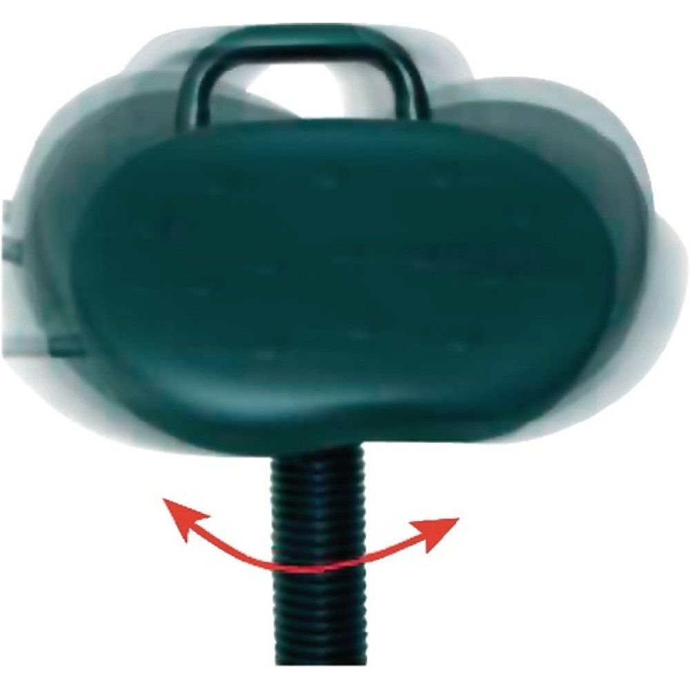 N° de l'image du produit 3 : Assis-debout LOTZ, hauteur d'assise réglable 645-825 mm, mousse intégrale, tube d'acier noir