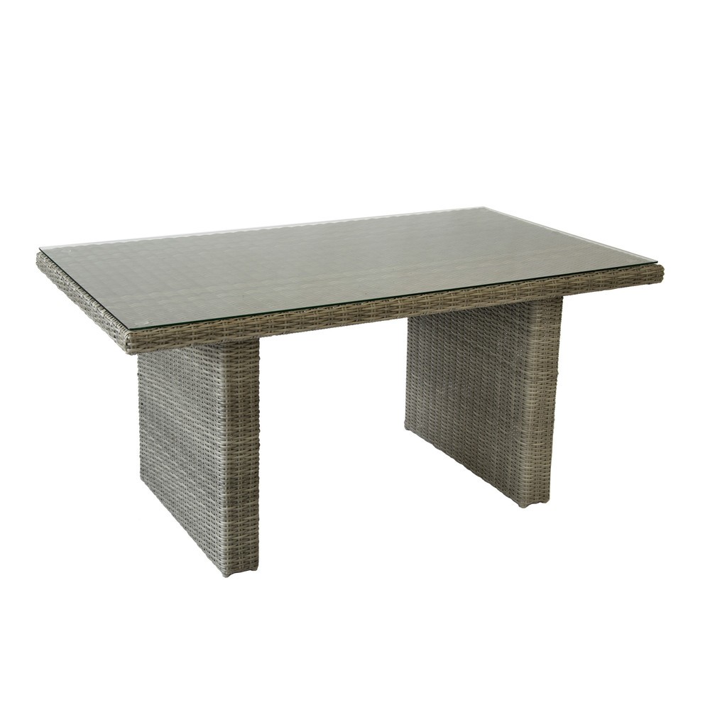 Produktabbildung Nr. 2: Loungemöbel-Set "Canelli", 1x Sofa, 2x Sessel, 2x Hocker, 1x Tisch, braun