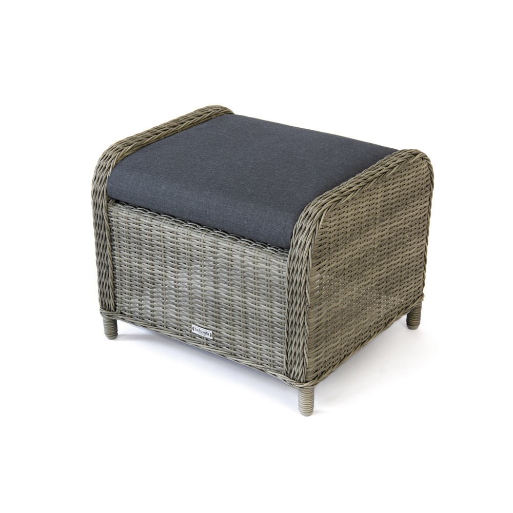 Produktabbildung Nr. 14: Loungemöbel-Set "Canelli", 1x Sofa, 2x Sessel, 2x Hocker, 1x Tisch, braun