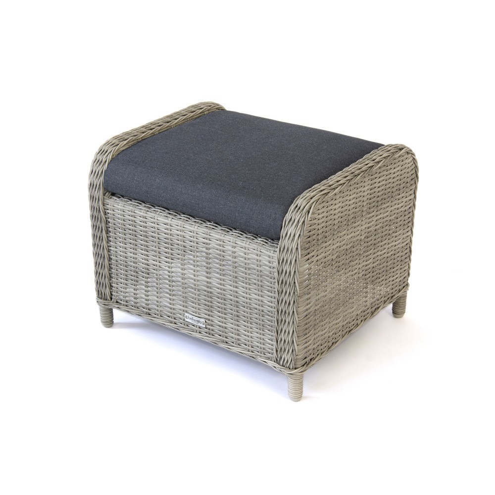 Produktabbildung Nr. 2: Loungemöbel-Set "Canelli", 1x Sofa, 2x Sessel, 2x Hocker, 1x Tisch, grau