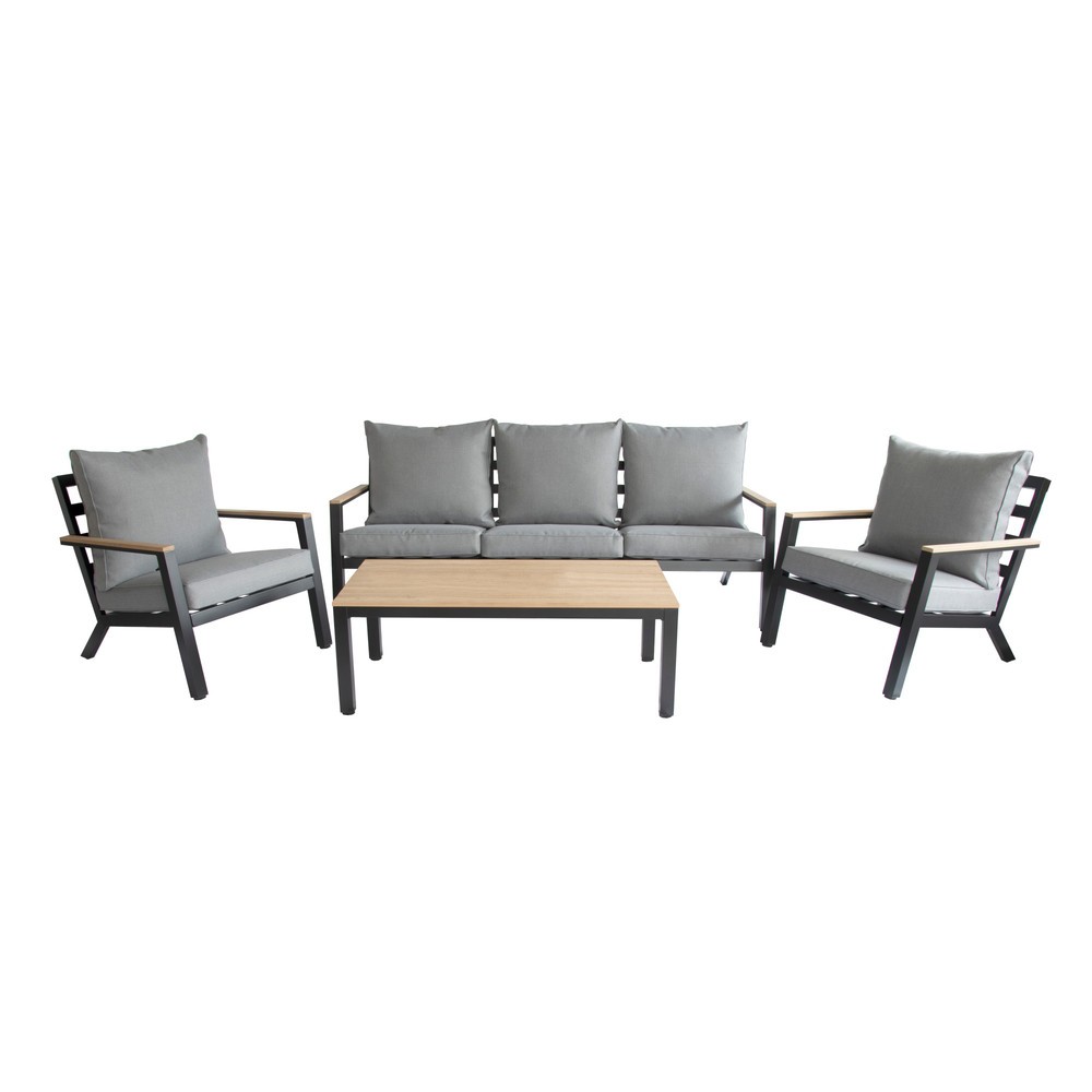 Produktabbildung Nr. 12: Loungemöbel-Set "Lamego", 1x Sofa, 2x Sessel, 1x Tisch