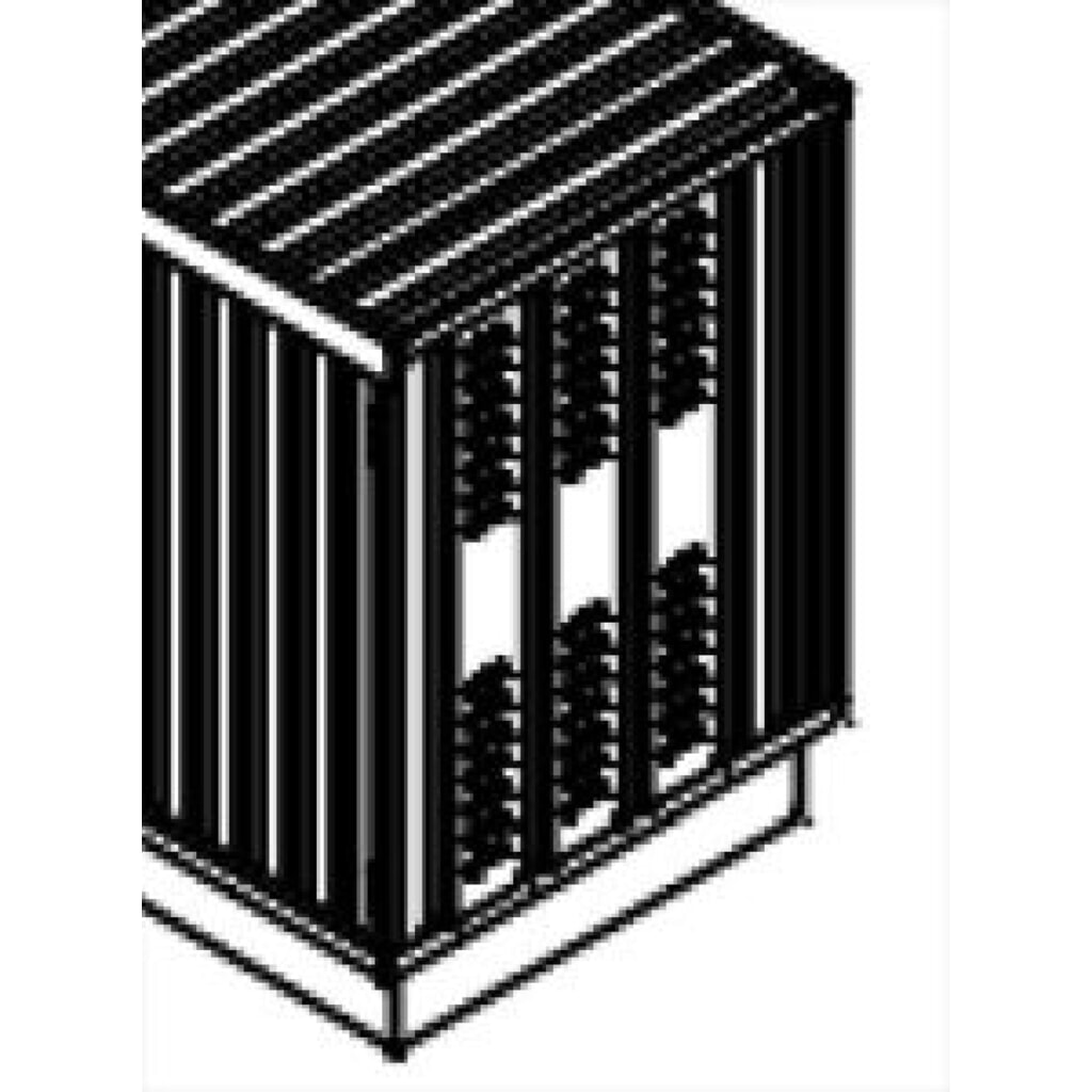 Lüftungskiemen für SAFE Tank Gefahrstoffcontainer Produktabbildung Nr. 2: Lüftungskiemen für SAFE Tank Gefahrstoffcontainer