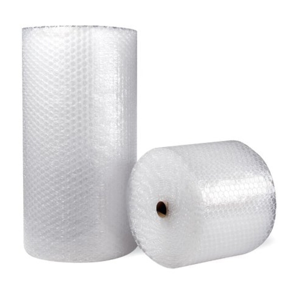 Produktabbildung: Luftpolster-Folie, 2-lagig, 100 µ, BxL 500 mm x 30 lfm, großnoppig