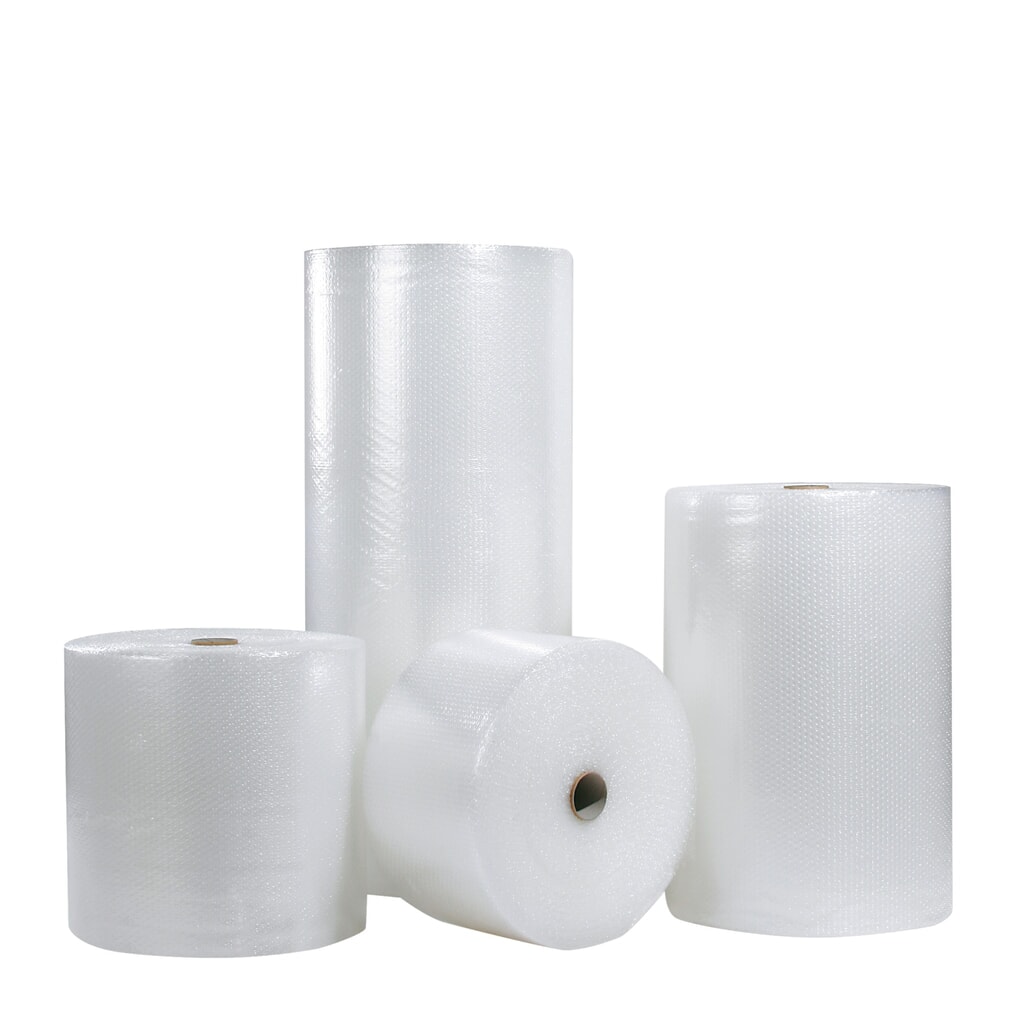Produktabbildung: Luftpolster-Folie, 2-lagig, 70 µ, BxL 300 mm x 100 lfm