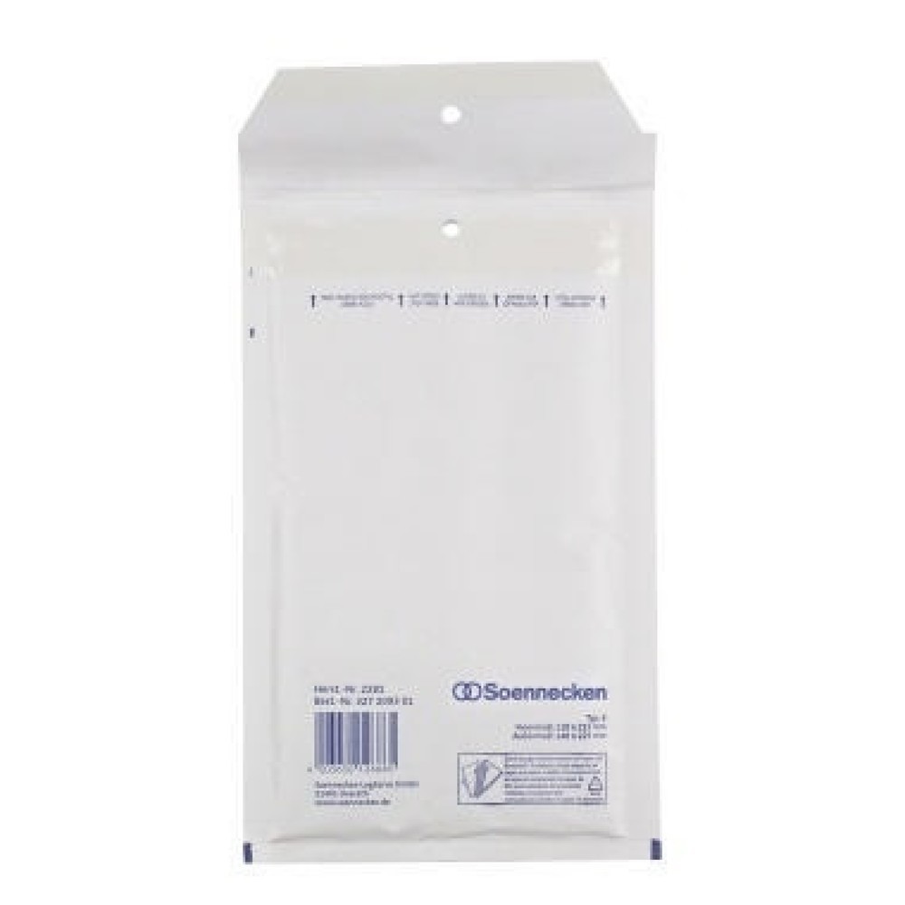 Produktabbildung: Soennecken Luftpolstertasche 2281 B/00 110x215mm hk ws 5 St./Pack.