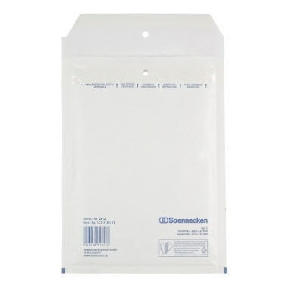 Produktabbildung: Soennecken Luftpolstertasche 2372 C/0 140x215mm hk ws 100 St./Pack.