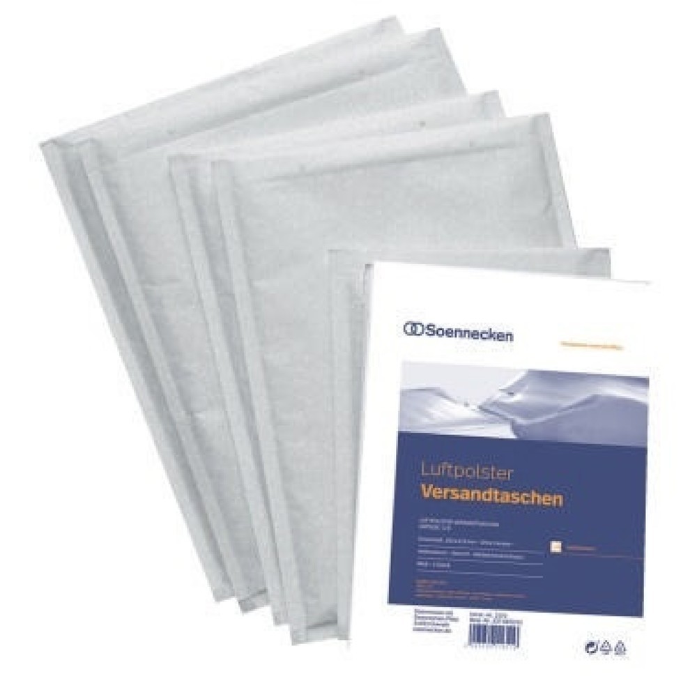 Produktabbildung: Soennecken Luftpolstertasche 2337 Größe J/6 weiß 50 St./Pack