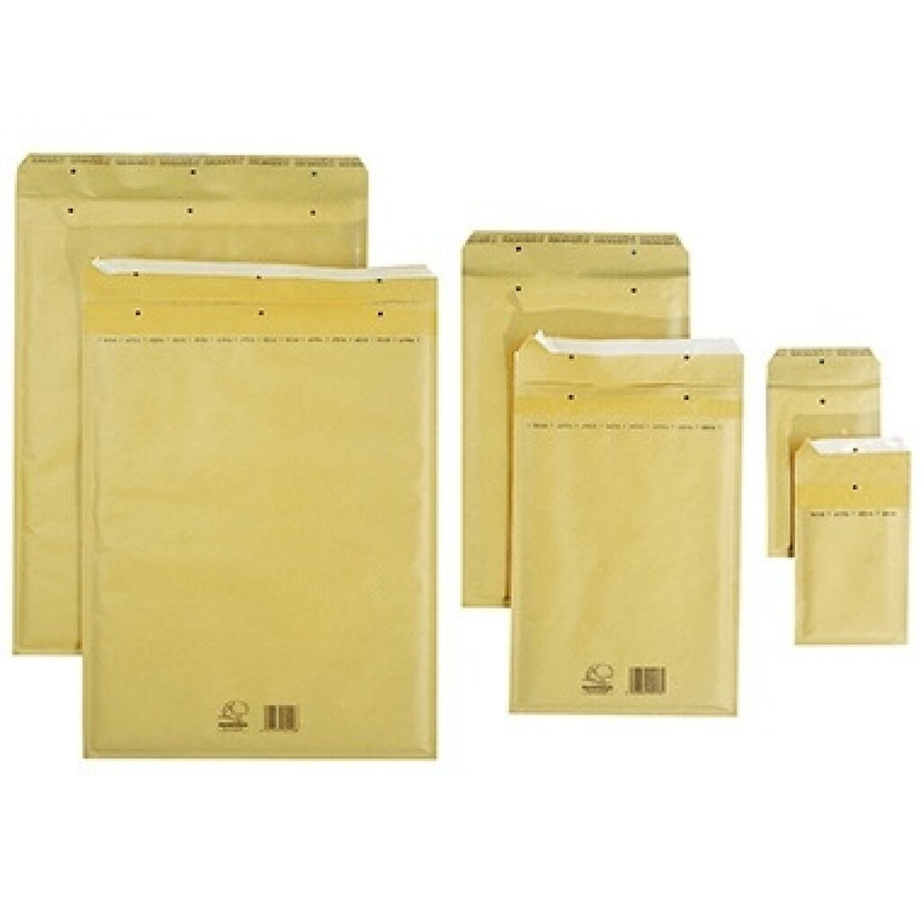 Soennecken Luftpolstertasche 1972 C/0 140x215mm hk br 100 St./Pack. Produktabbildung: Soennecken Luftpolstertasche 1972 C/0 140x215mm hk br 100 St./Pack.