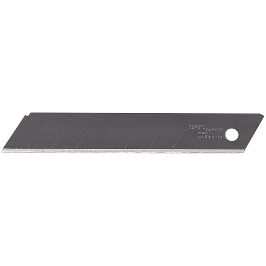 LUTZ BLADES Abbrechklinge multisharp, 7 Sollbruchstellen, L100xB17,7xS0,5mm, 50 Stück / Spender Produktabbildung: LUTZ BLADES Abbrechklinge multisharp, 7 Sollbruchstellen, L100xB17,7xS0,5mm, 50 Stück / Spender
