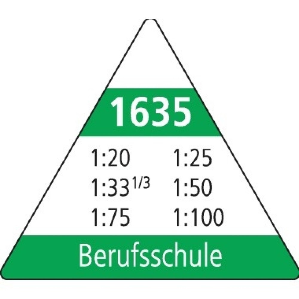 Produktabbildung Nr. 2: M+R Dreikantmaßstab 16350510 30cm