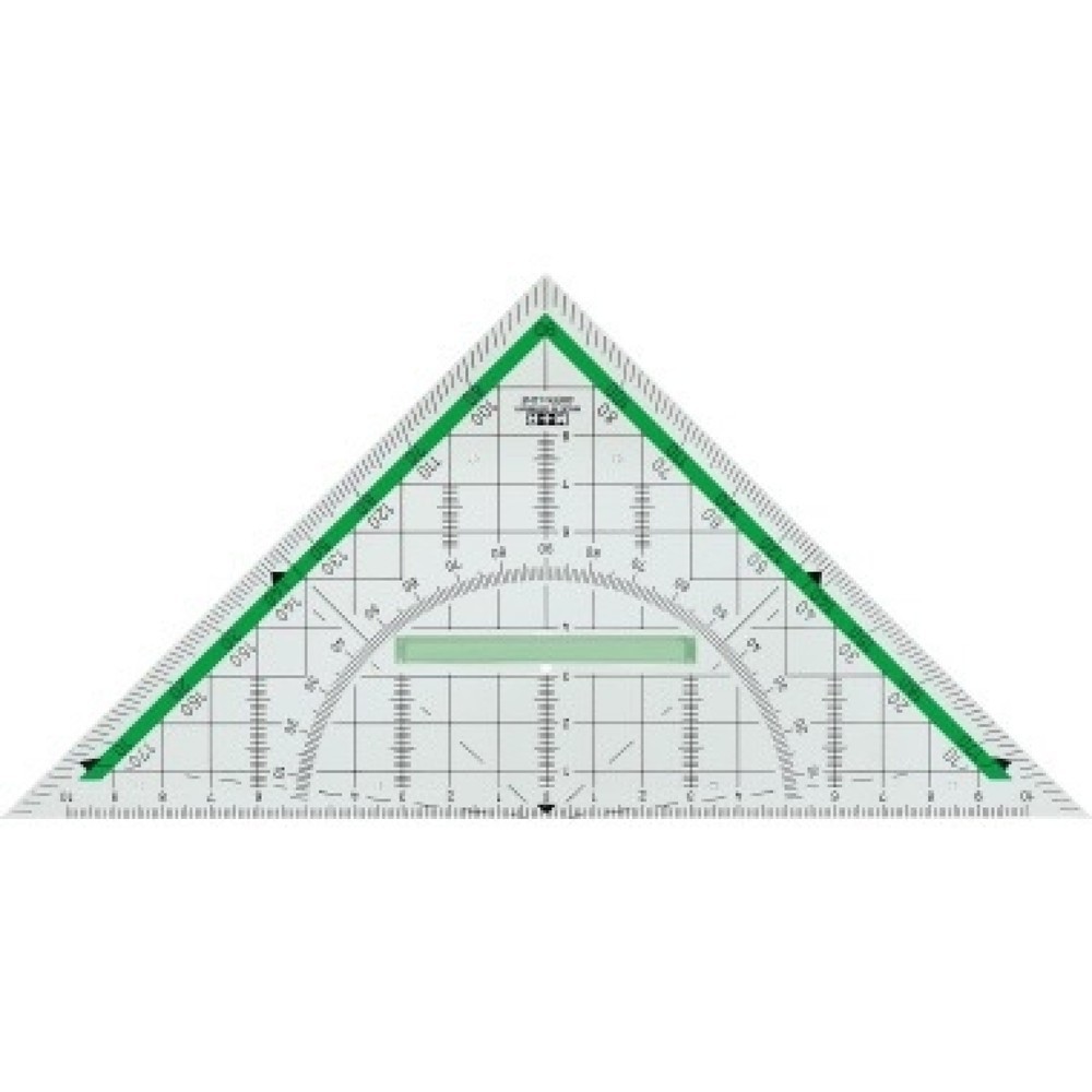 Produktabbildung: M+R Zeichendreieck Green Line 723230810 22cm