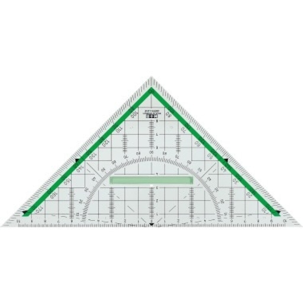 Produktabbildung: M+R Zeichendreieck Green Line 723230810 22cm