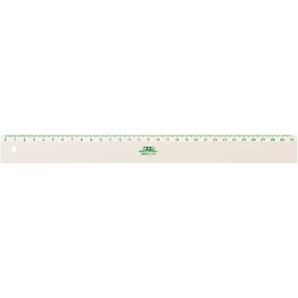 Produktabbildung: M+R Lineal Greenline 711300810 30cm Recycling natur