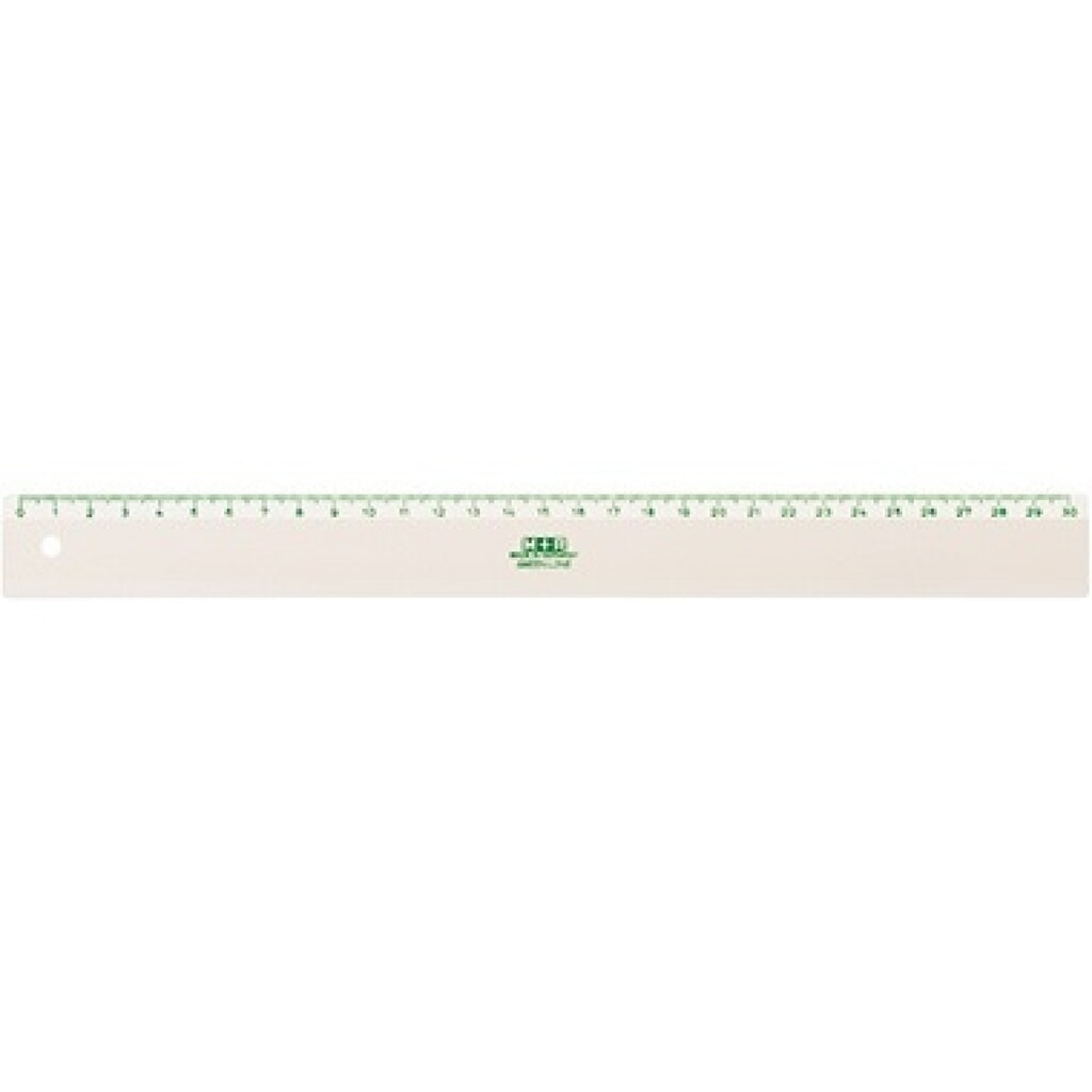 Produktabbildung: M+R Lineal Greenline 711300810 30cm Recycling natur