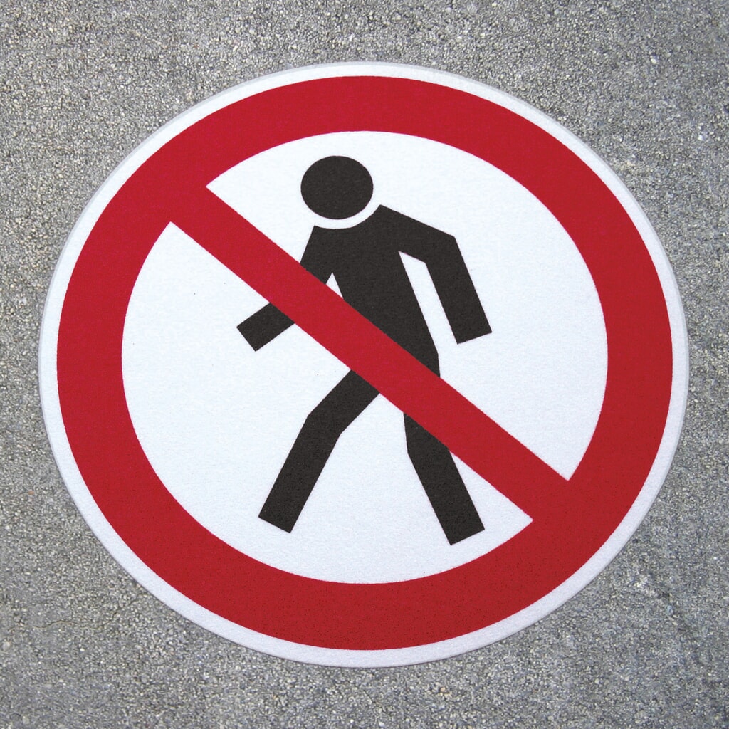 Durchgang verboten, ø 400 mm Produktabbildung: Durchgang verboten, ø 400 mm
