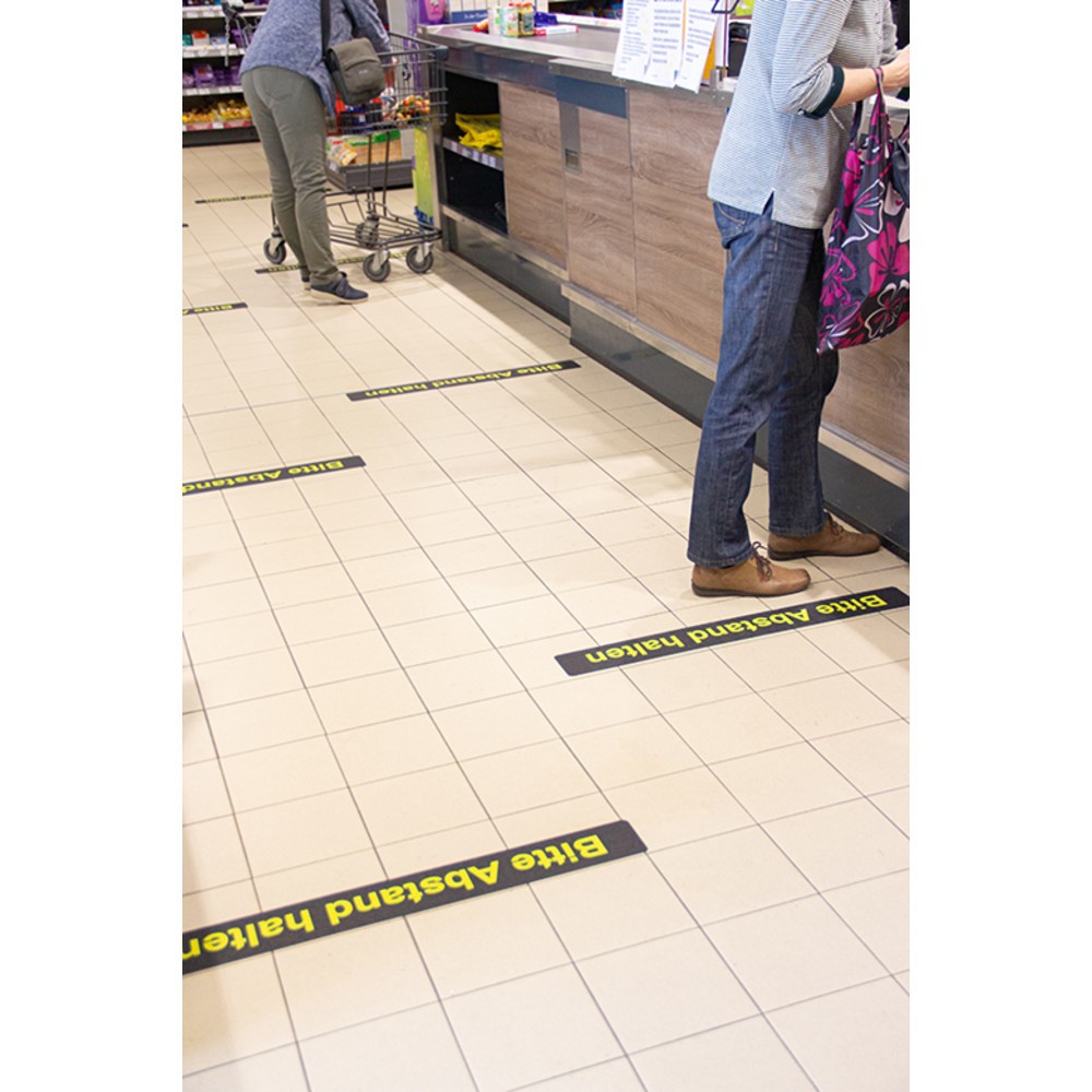 Produktabbildung Nr. 3: Bitte Abstand halten, LxB 100 x 800 mm