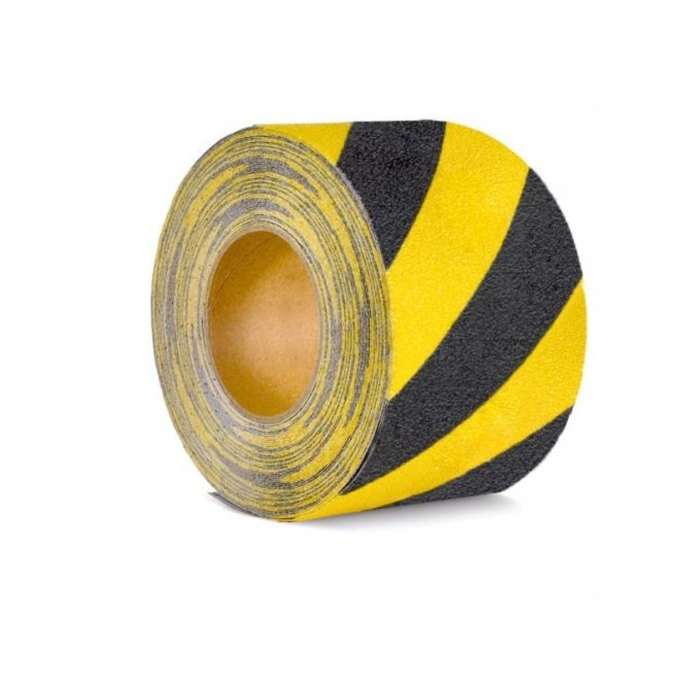 Product afbeelding: m2-antisliplaag™, vervormbaar, rol, breedte 100 mm zwart-geel