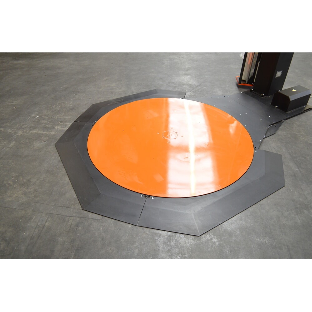 N° de l'image du produit 3 : Enrouleur de palette PS SuperFLAT « PW », plateau rotatif Ø 1 650 mm, hauteur de banderolage 3.000 mm