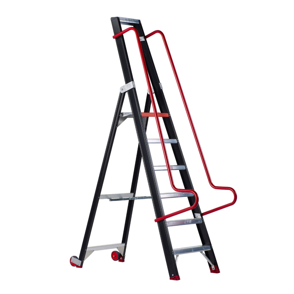 Stufenstehleiter Taurus, 7 Stufen Produktabbildung: Stufenstehleiter Taurus, 7 Stufen