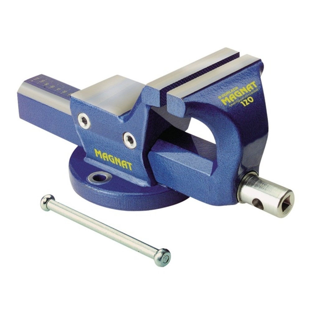 N° de l'image du produit 3 : Étau parallèle Magnat largeur de mors 100 mm envergure 125 mm forgé DURLACH