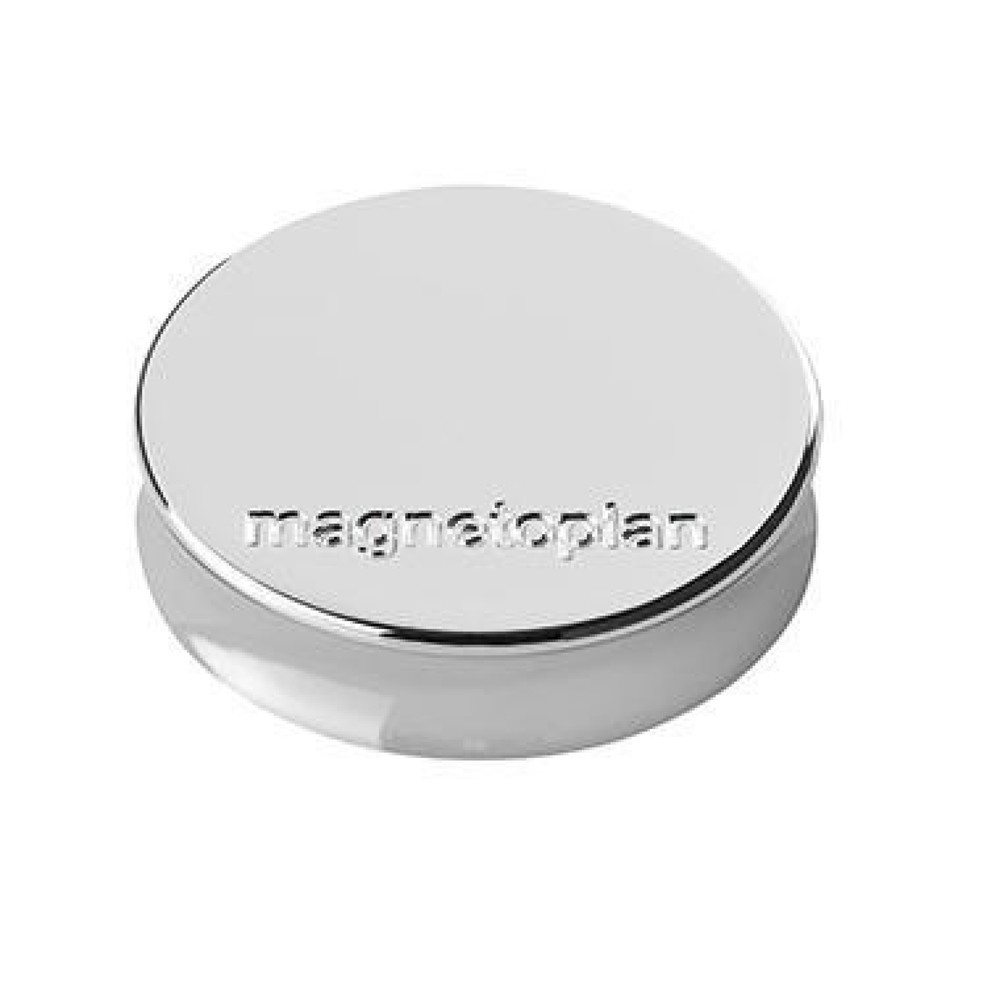 Produktabbildung: magnetoplan® Magnet Ergo Medium 1664032 30mm silber 10 St./Pack.