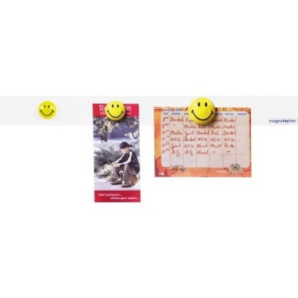 Produktabbildung Nr. 2: magnetoplan® Magnet Smilies 16671 20mm gelb 8 St./Pack