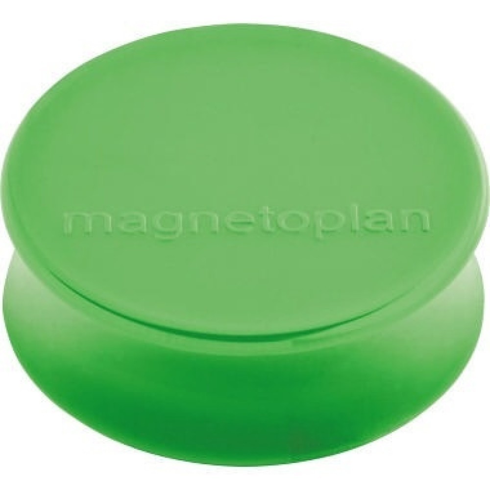 Produktabbildung: magnetoplan® Magnet Ergo Large 16650105 34mm maigrün 10 St./Pack.
