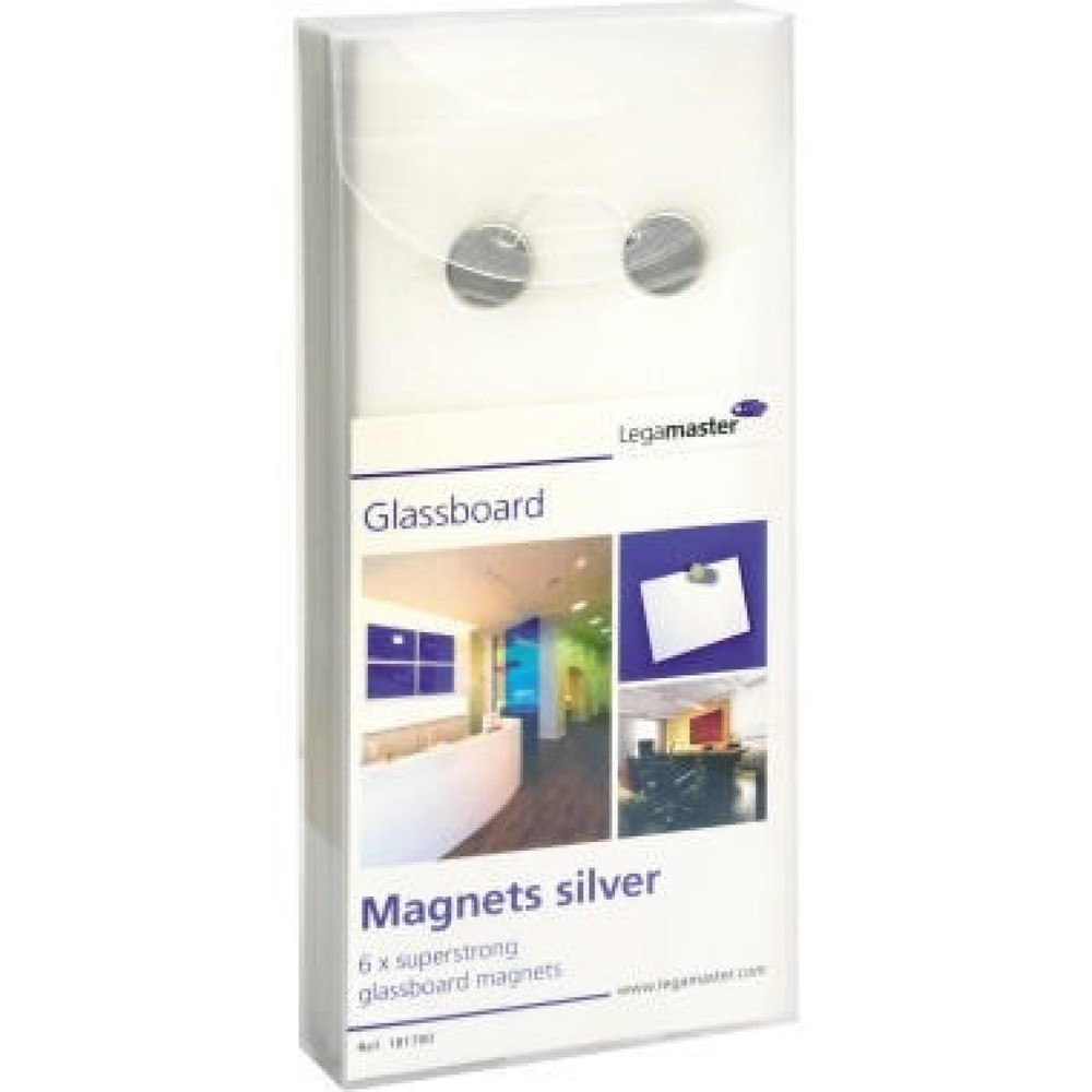 Produktabbildung: Legamaster Magnet 7-181700 für Glasboard 12mm si 6 St./Pack.