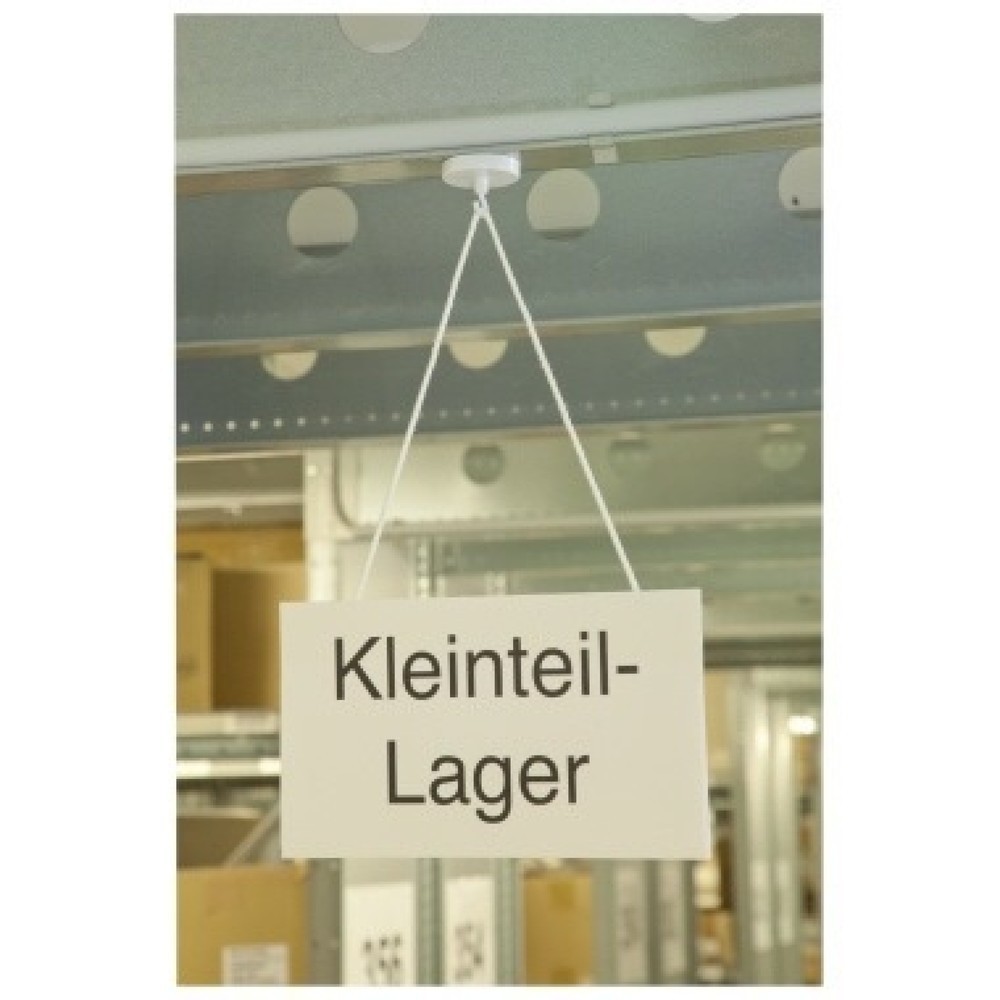 Produktabbildung Nr. 2: magnetoplan® Hakenmagnet 52647 47mm rund weiß