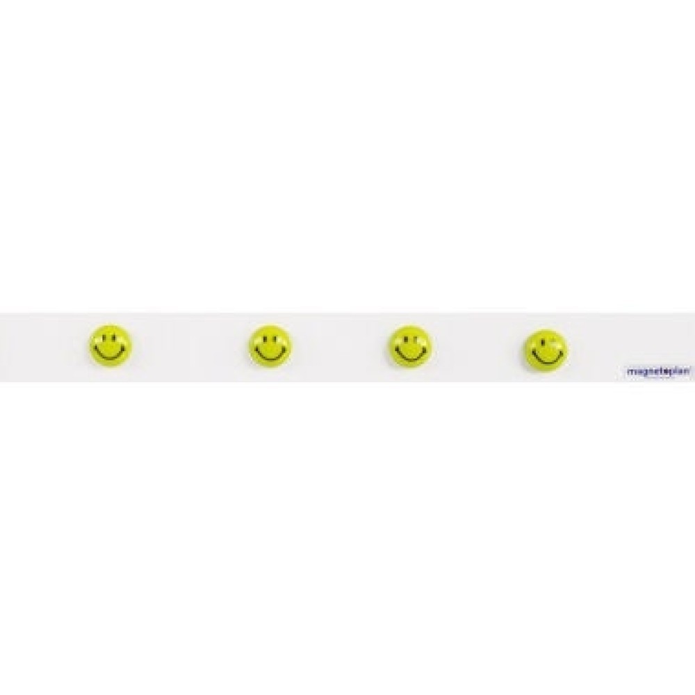 Produktabbildung Nr. 3: magnetoplan® Magnet Smilies 16671 20mm gelb 8 St./Pack