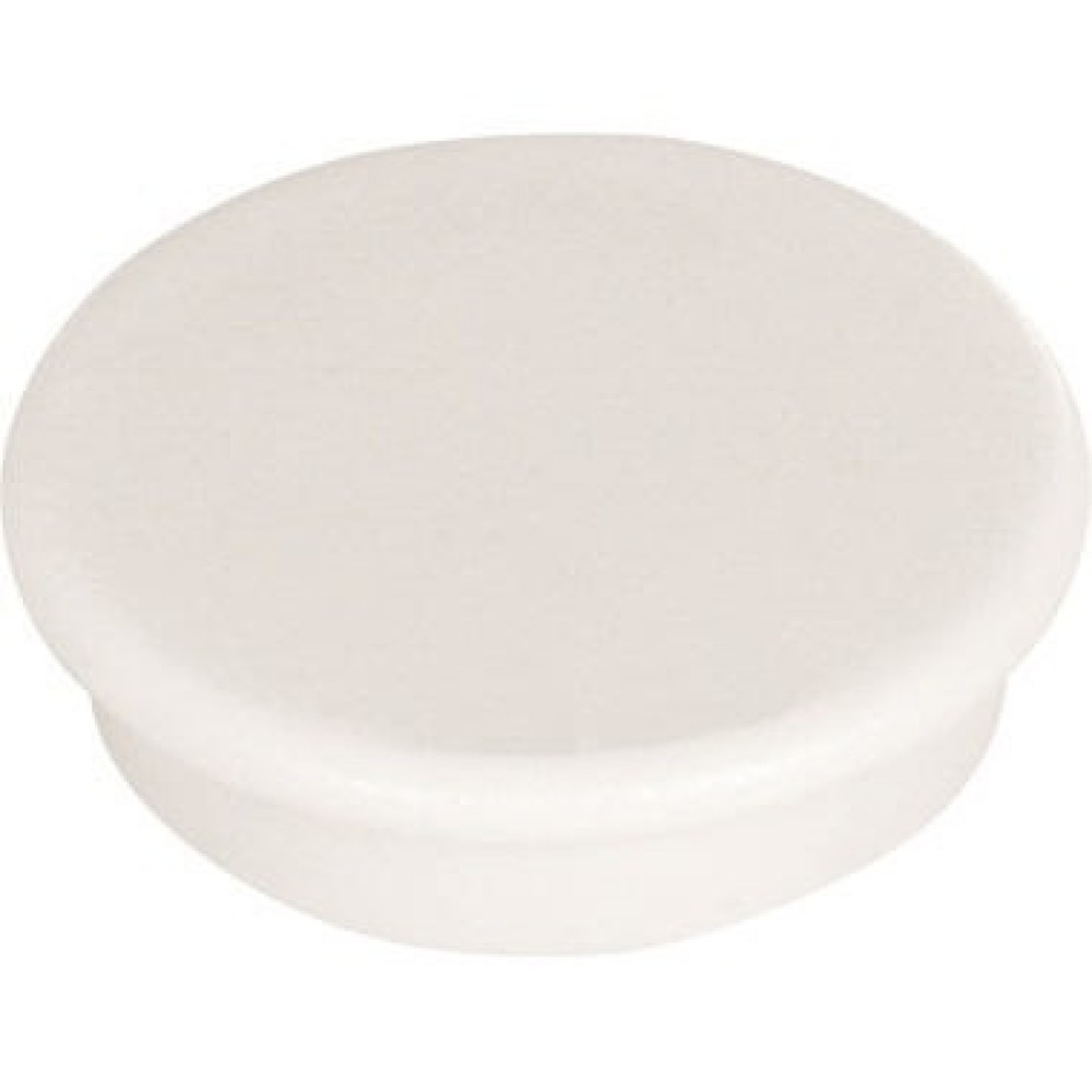 Produktabbildung: Soennecken Magnet 4888 rund 38mm 2,5kg weiß 10 St./Pack.
