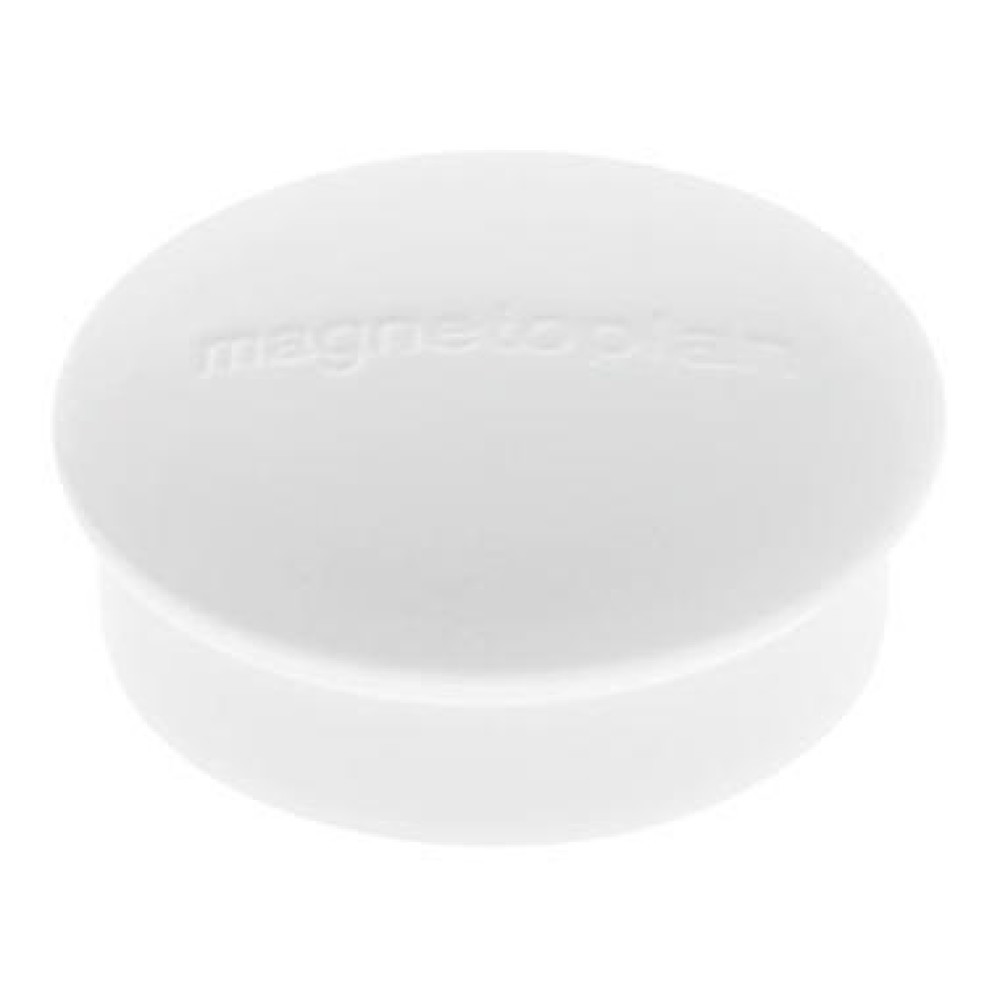 Produktabbildung: magnetoplan® Magnet Discofix Mini 1664600 20mm weiß 10 St./Pack.