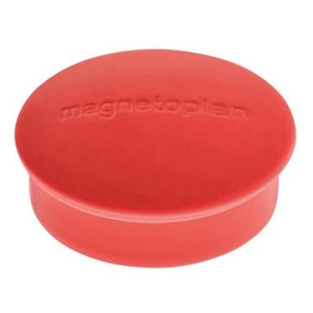 Produktabbildung: magnetoplan® Magnet Discofix Mini 1664606 20mm rot 10 St./Pack.