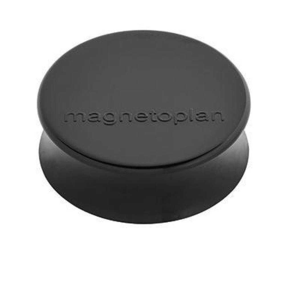 Produktabbildung: magnetoplan® Magnet Ergo Large 1665012 34mm schwarz 10 St./Pack.