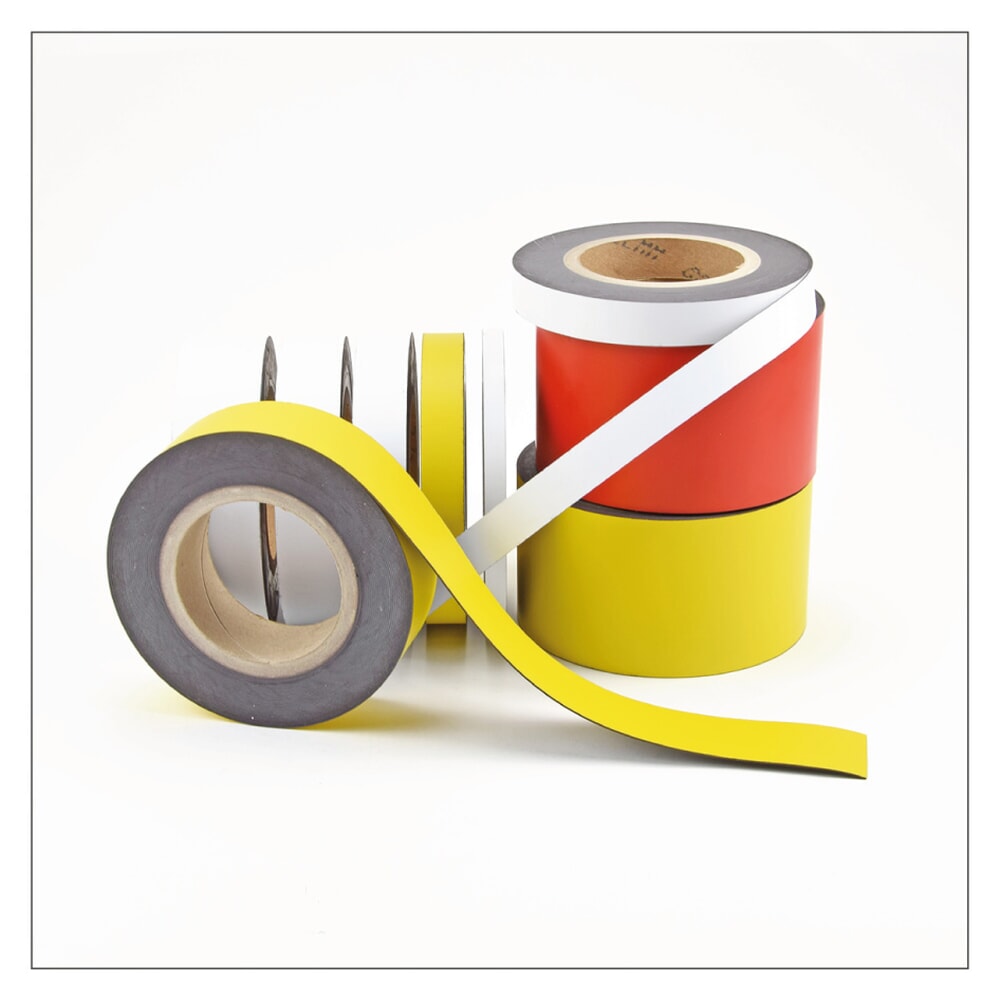 Produktabbildung Nr. 3: Magnetisches Beschriftungsband, Rolle, Höhe 30 mm, gelb