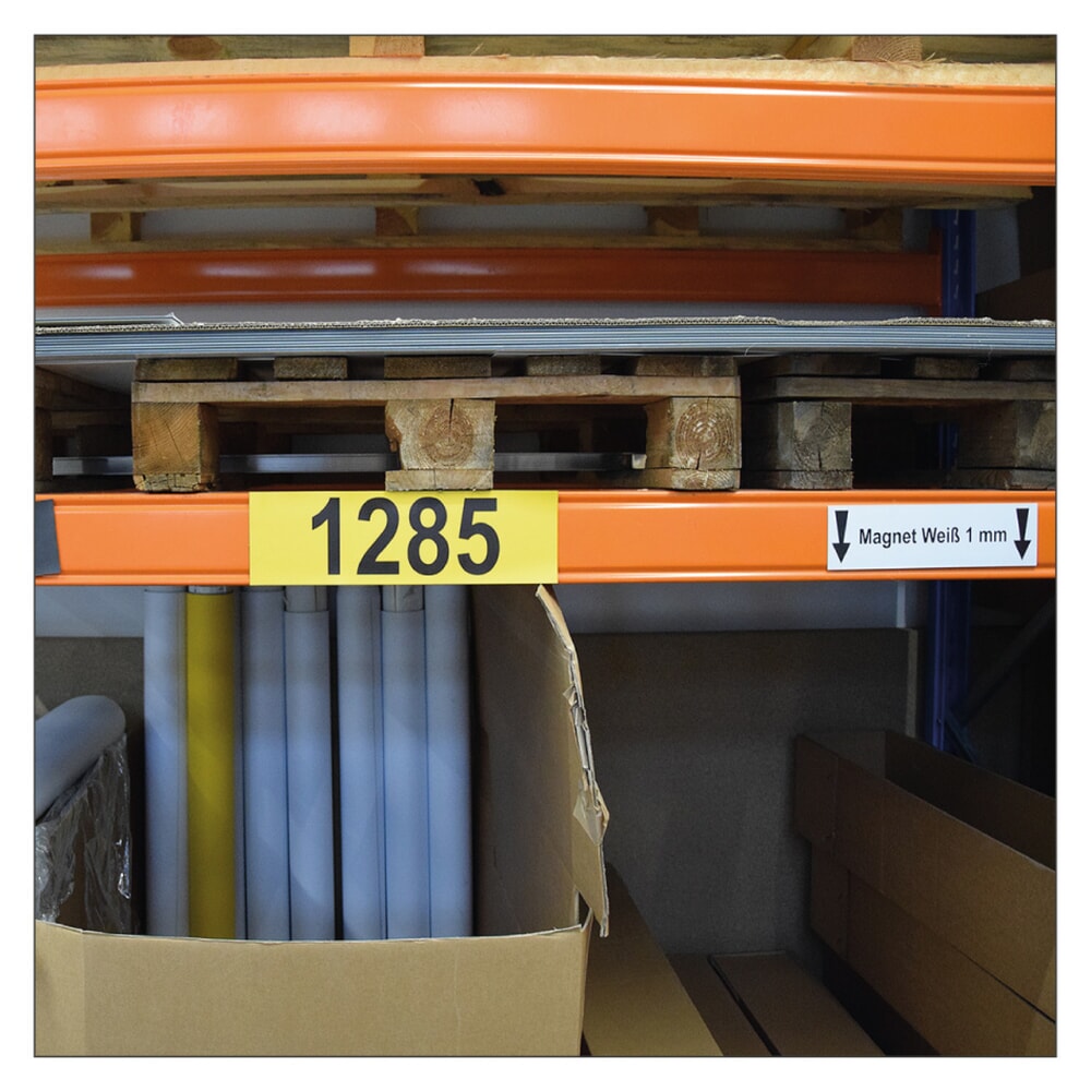 Produktabbildung Nr. 7: Magnetisches Beschriftungsband, Rolle, Höhe 30 mm, gelb