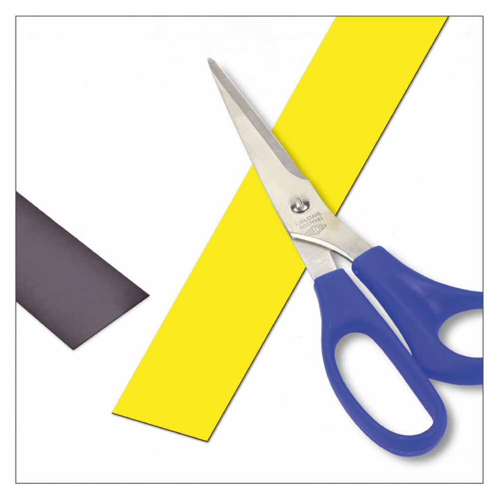Produktabbildung Nr. 1: Magnetisches Beschriftungsband, Rolle, Höhe 30 mm, gelb