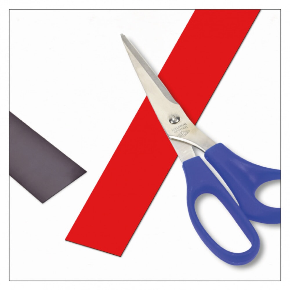 Produktabbildung Nr. 1: Magnetisches Beschriftungsband, Rolle, Höhe 30 mm, rot