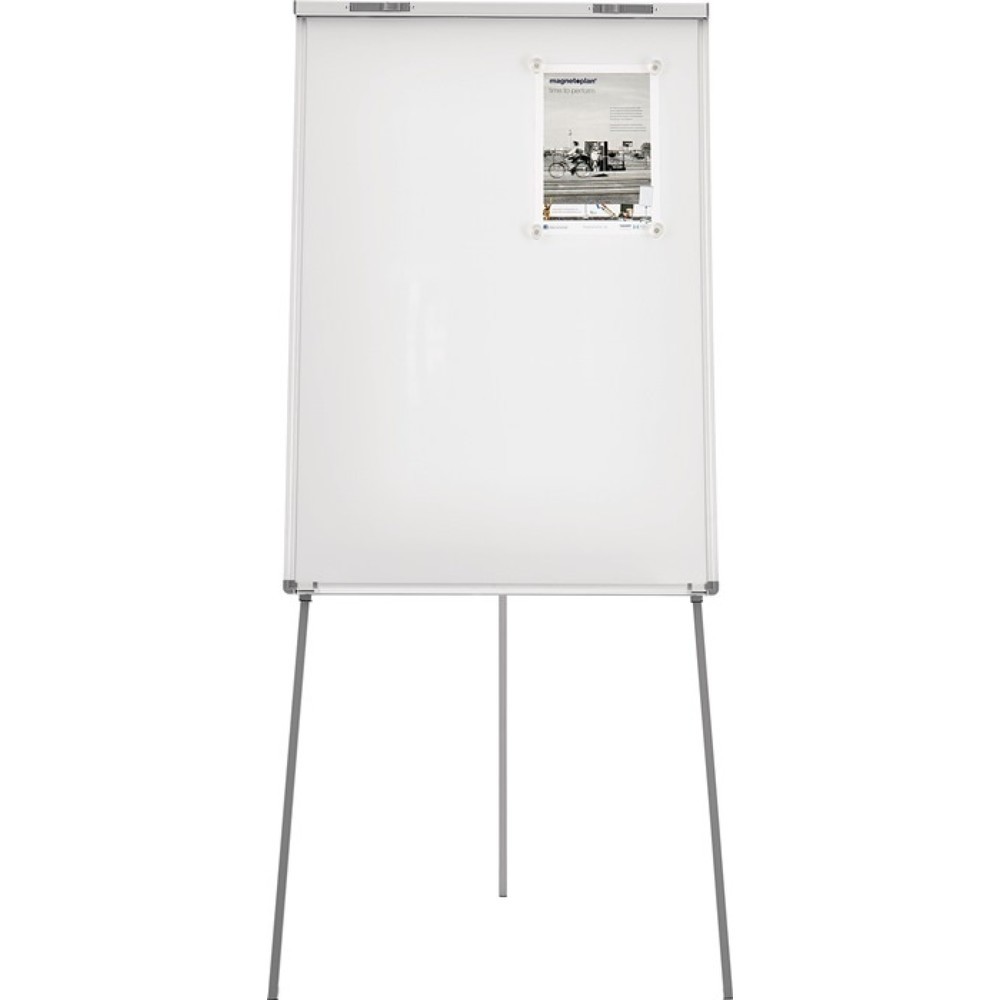 Produktabbildung Nr. 1: magnetoplan® Flipchart Junior SP, weiß, Schreibfläche B680xH1045mm, höhenverstellbar bis 1,85 m