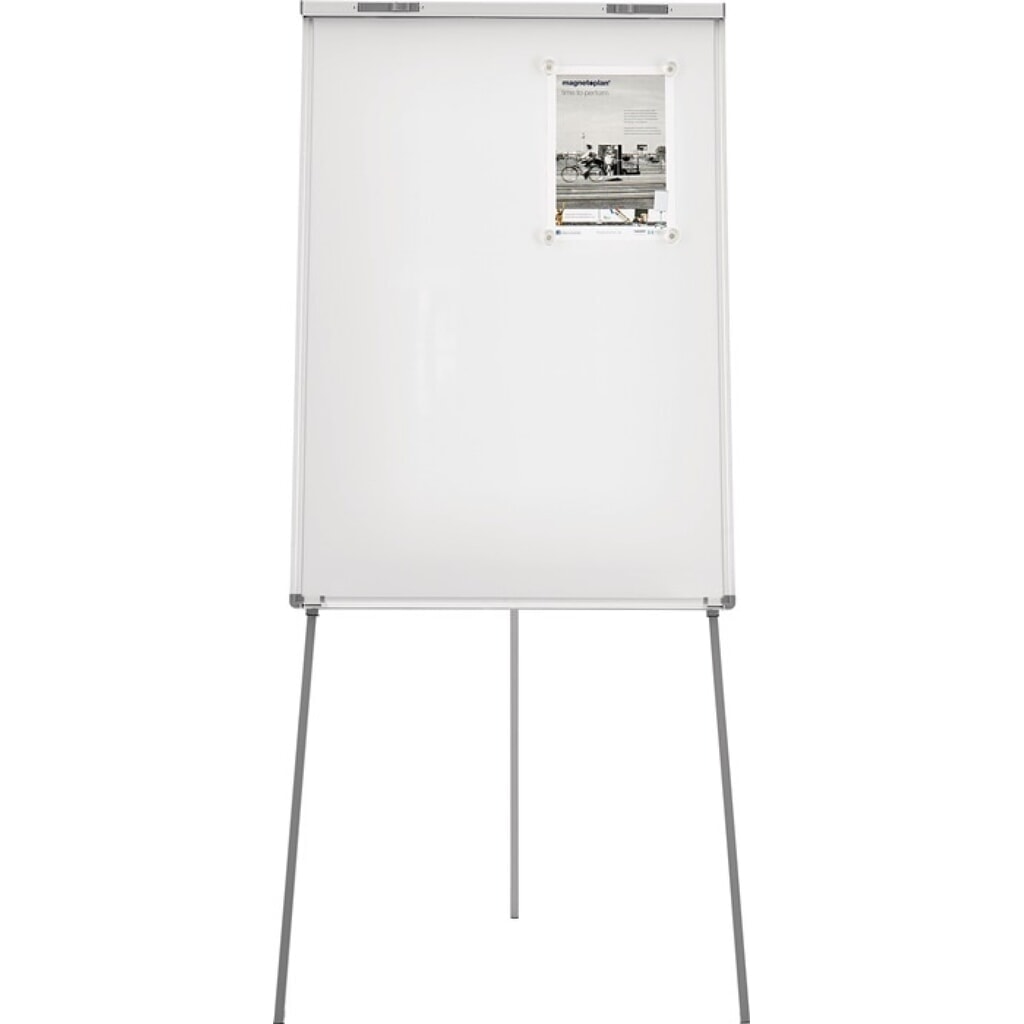 Produktabbildung: magnetoplan® Flipchart Junior SP, weiß, Schreibfläche B680xH1045mm, höhenverstellbar bis 1,85 m