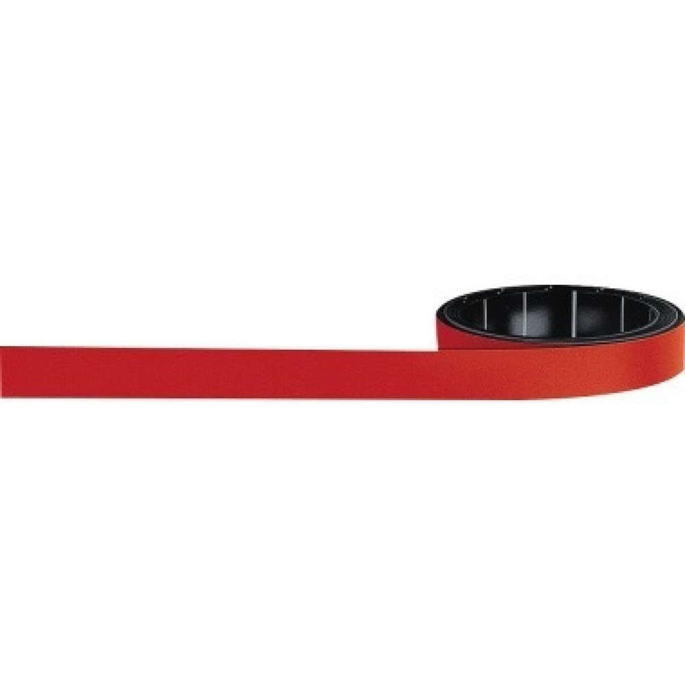 Produktabbildung: magnetoplan® Magnetband 1261006 1mx10mm rot