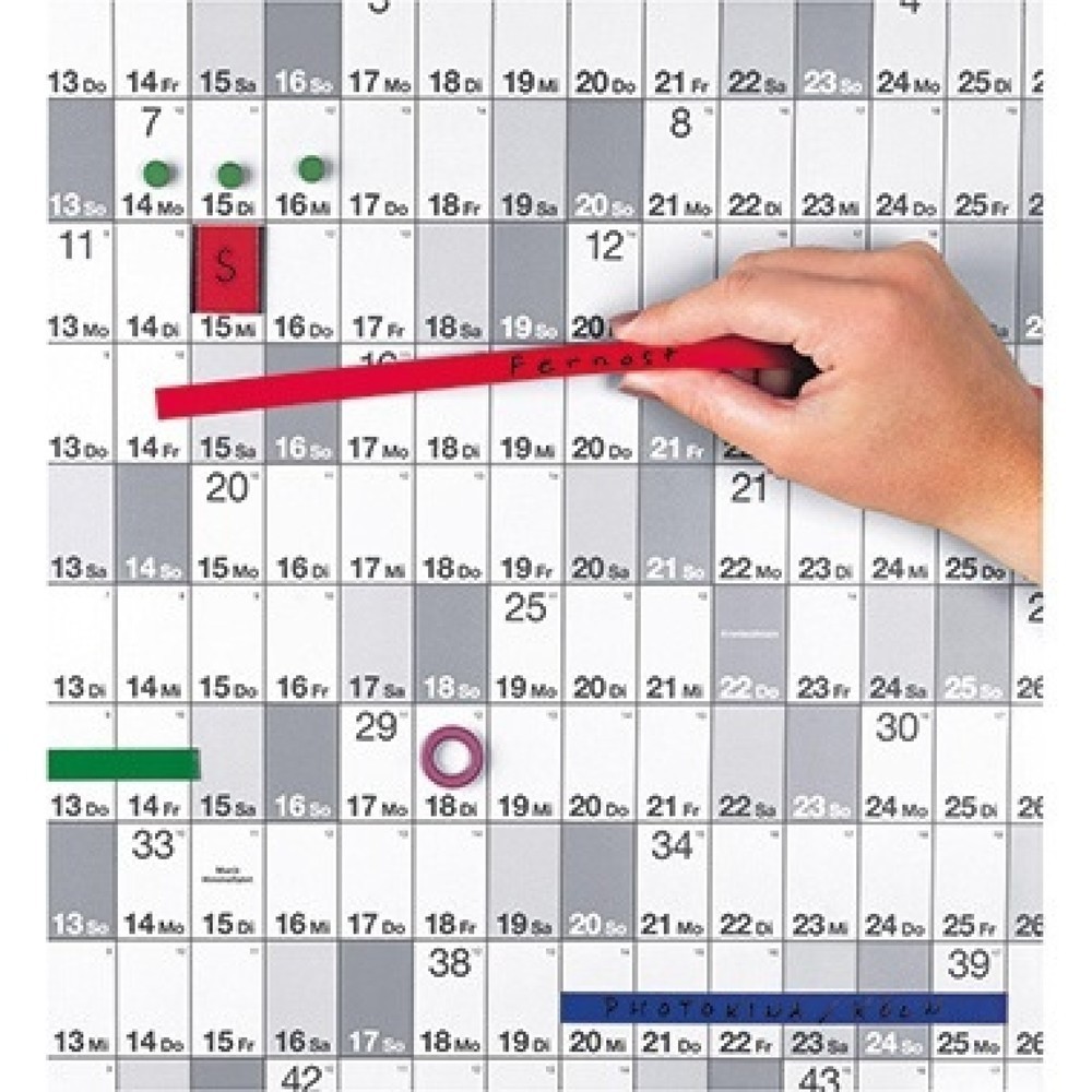 Produktabbildung Nr. 5: magnetoplan® Magnetband 1261006 1mx10mm rot