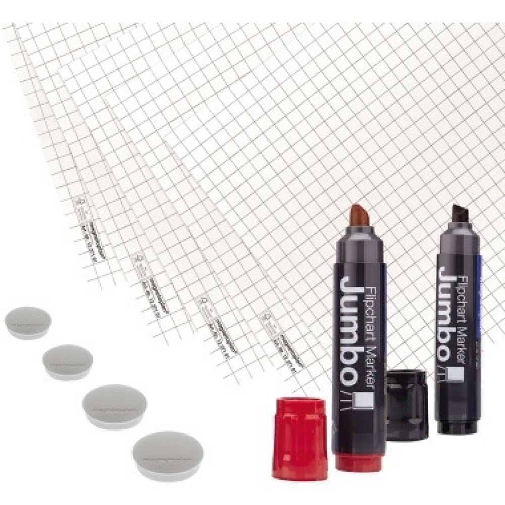 Produktabbildung: magnetoplan® Starterkit Flipchart 1227302