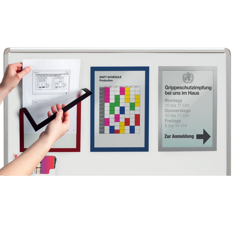 Produktabbildung Nr. 1: Magnetrahmen DURABLE DURAFRAME®, DIN A4, dunkelblau