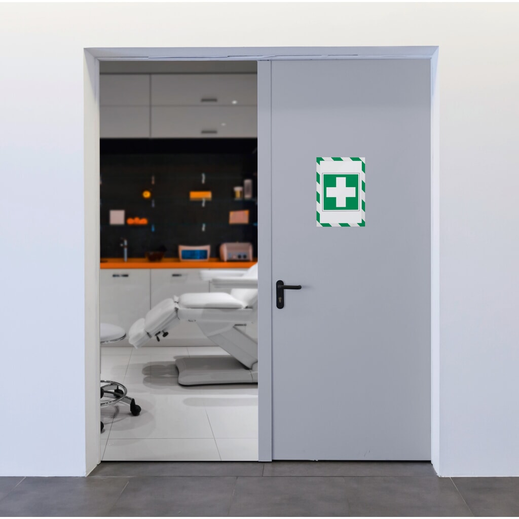 Magnetrahmen DURABLE DURAFRAME® Security, DIN A4, grün/weiß Produktabbildung Nr. 6: Magnetrahmen DURABLE DURAFRAME® Security, DIN A4, grün/weiß