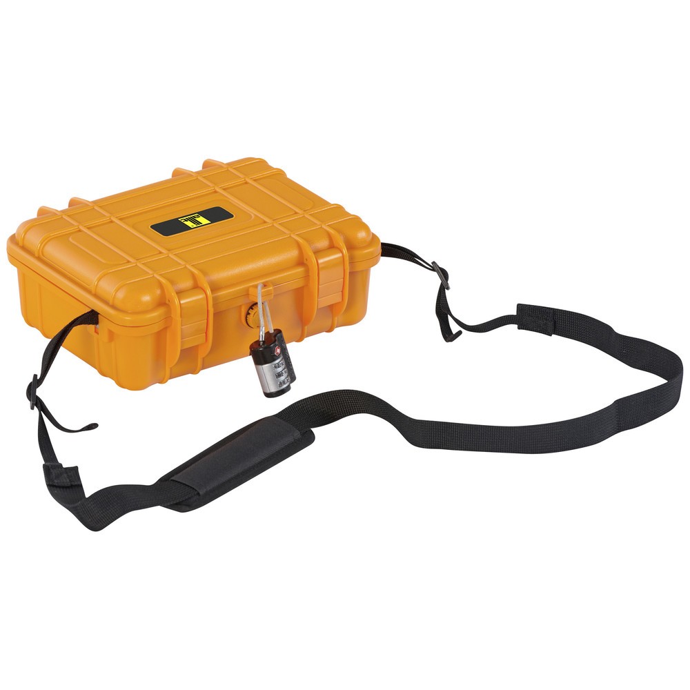 N° de l'image du produit 3 : Malette de transport Allit DinoPlus Outdoor F9, avec bandoulière, dimensions utiles HxlxP 190 x 130 x 71 mm, orange